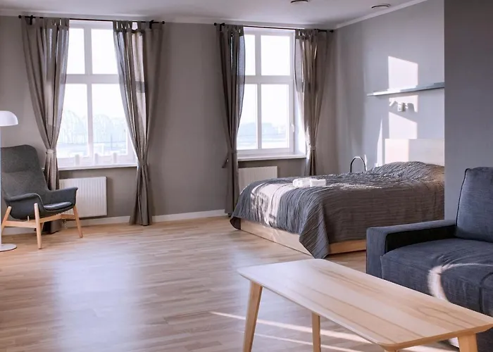 Modern In Old With A River View Riga